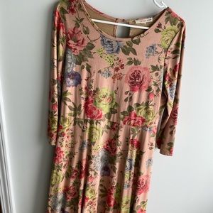 Large floral maxi